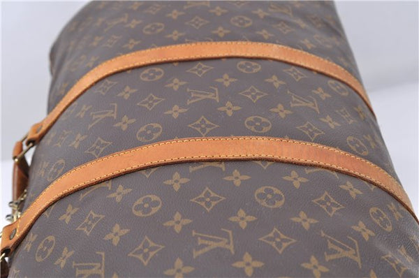 Authentic Louis Vuitton Monogram Keepall 55 Boston Bag M41424 LV 0386D