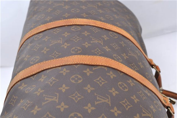 Authentic Louis Vuitton Monogram Keepall 55 Boston Bag M41424 LV 0386D