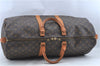 Authentic Louis Vuitton Monogram Keepall 55 Travel Boston Bag M41424 LV 0386F