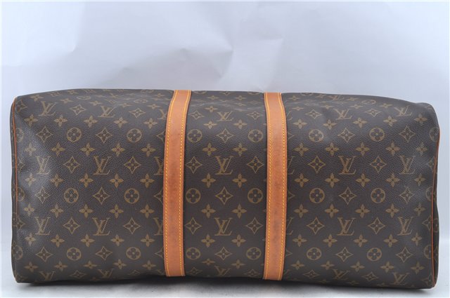 Authentic Louis Vuitton Monogram Keepall 55 Travel Boston Bag M41424 LV 0386F