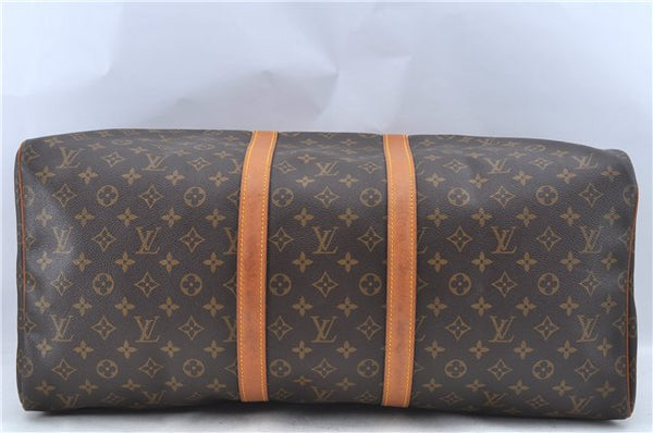 Authentic Louis Vuitton Monogram Keepall 55 Travel Boston Bag M41424 LV 0386F