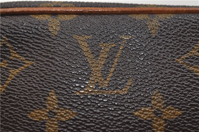 Authentic Louis Vuitton Monogram Marly Bandouliere Shoulder Bag M51828 LV 0388E