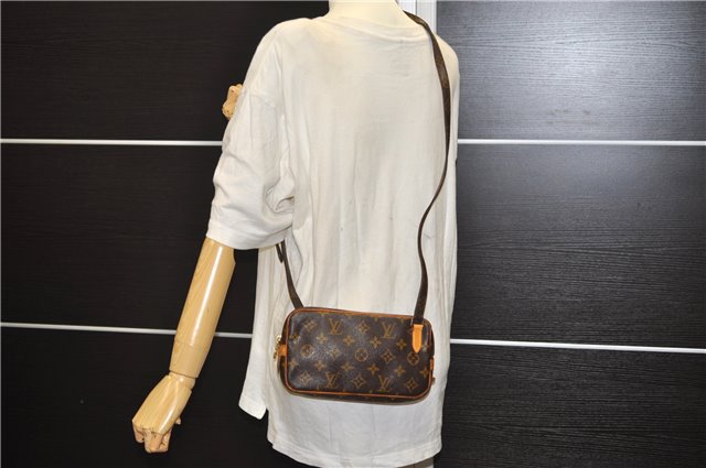Authentic Louis Vuitton Monogram Marly Bandouliere Shoulder Bag M51828 LV 0388E