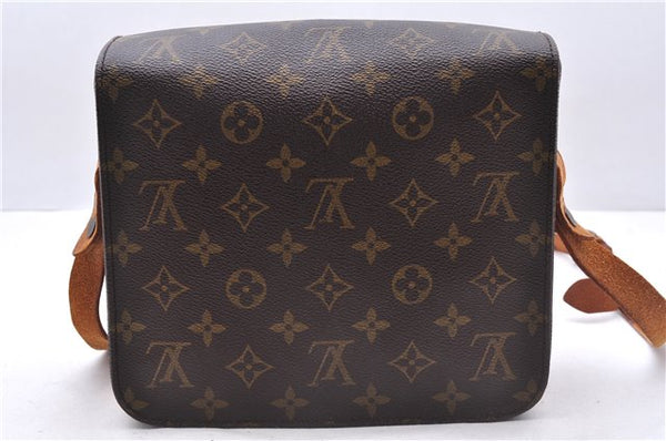 Auth Louis Vuitton Monogram Cartouchiere MM Shoulder Cross Bag M51253 LV 0390E