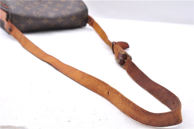 Auth Louis Vuitton Monogram Cartouchiere MM Shoulder Cross Bag M51253 LV 0390E