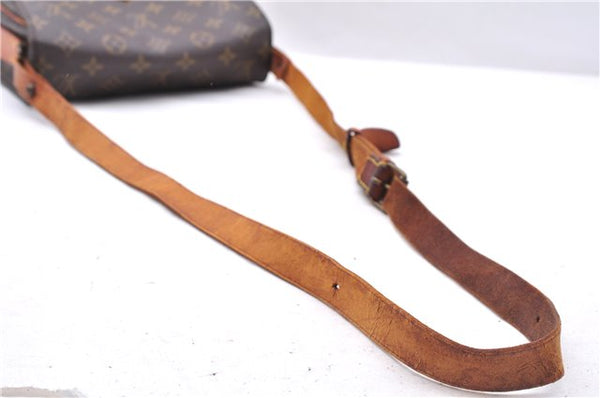 Auth Louis Vuitton Monogram Cartouchiere MM Shoulder Cross Bag M51253 LV 0390E