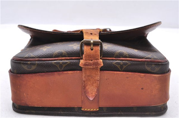Auth Louis Vuitton Monogram Cartouchiere MM Shoulder Cross Bag M51253 LV 0390E