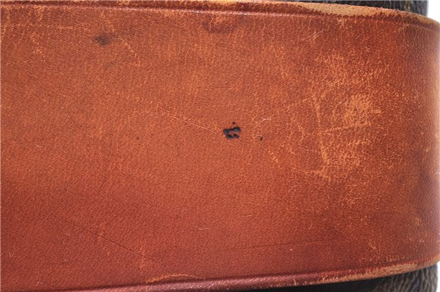 Auth Louis Vuitton Monogram Cartouchiere MM Shoulder Cross Bag M51253 LV 0390E