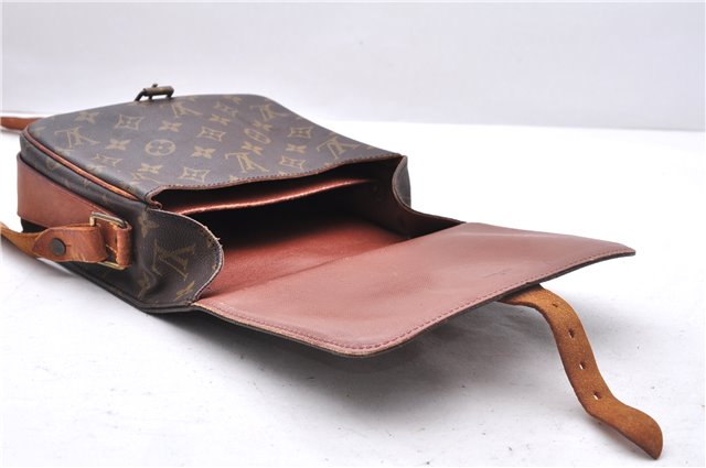 Auth Louis Vuitton Monogram Cartouchiere MM Shoulder Cross Bag M51253 LV 0390E
