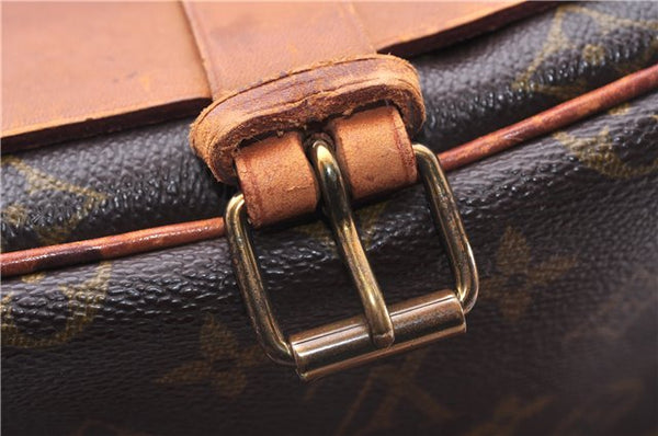 Auth Louis Vuitton Monogram Cartouchiere MM Shoulder Cross Bag M51253 LV 0390E