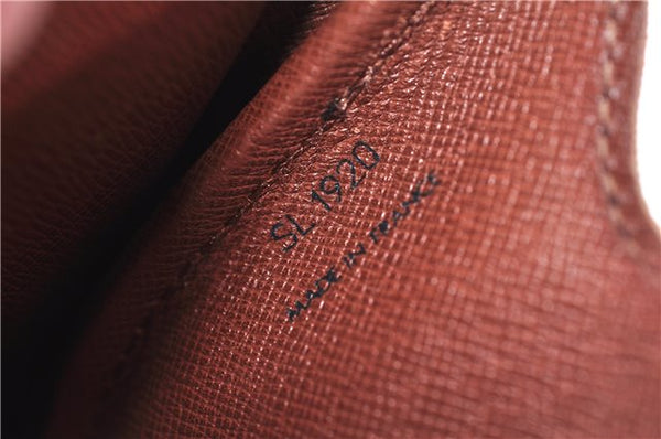 Auth Louis Vuitton Monogram Cartouchiere MM Shoulder Cross Bag M51253 LV 0390E