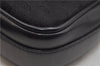 Authentic GUCCI Micro GG Canvas Leather Shoulder Cross Body Bag Black 0392E