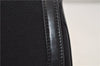 Authentic GUCCI Micro GG Canvas Leather Shoulder Cross Body Bag Black 0392E