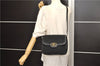 Authentic GUCCI Micro GG Canvas Leather Shoulder Cross Body Bag Black 0392E