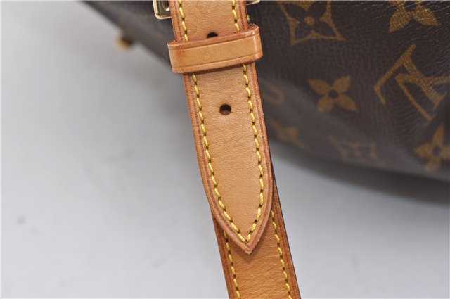 Authentic Louis Vuitton Monogram Montsouris MM Backpack M51136 LV 0392F