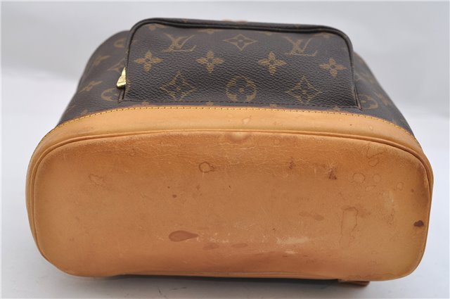 Authentic Louis Vuitton Monogram Montsouris MM Backpack M51136 LV 0392F