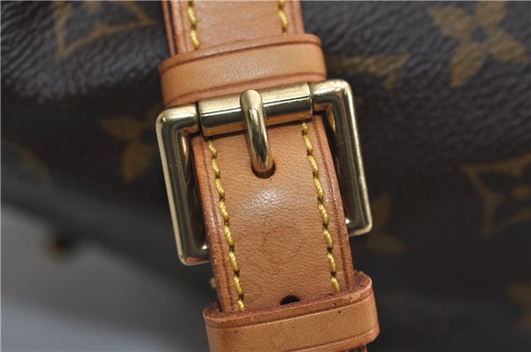 Authentic Louis Vuitton Monogram Montsouris MM Backpack M51136 LV 0392F