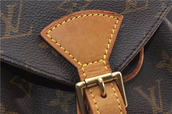 Authentic Louis Vuitton Monogram Montsouris MM Backpack M51136 LV 0392F
