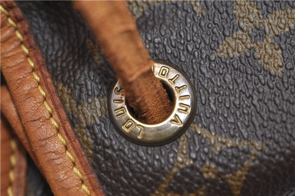 Authentic Louis Vuitton Monogram Montsouris MM Backpack M51136 LV 0392F