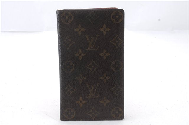 Auth Louis Vuitton Monogram Porte Chequier Cartes Credit Wallet M62225 LV 0395D