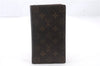 Auth Louis Vuitton Monogram Porte Chequier Cartes Credit Wallet M62225 LV 0395D