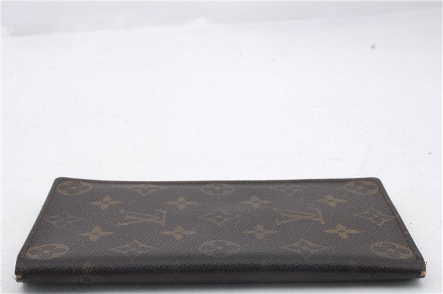 Auth Louis Vuitton Monogram Porte Chequier Cartes Credit Wallet M62225 LV 0395D