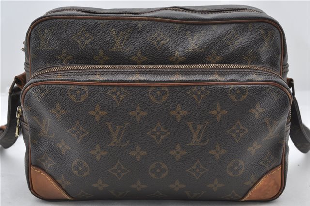 Authentic Louis Vuitton Monogram Nile Shoulder Cross Bag M45244 LV Junk 0396E