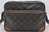 Authentic Louis Vuitton Monogram Nile Shoulder Cross Bag M45244 LV Junk 0396E