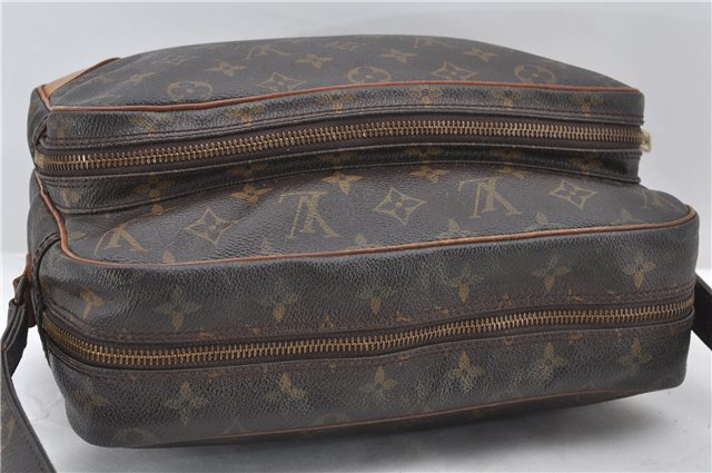 Authentic Louis Vuitton Monogram Nile Shoulder Cross Bag M45244 LV Junk 0396E