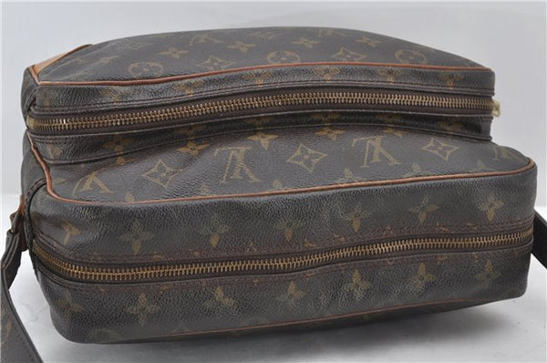 Authentic Louis Vuitton Monogram Nile Shoulder Cross Bag M45244 LV Junk 0396E