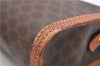 Authentic CELINE Macadam Blason Pattern Clutch Bag Purse PVC Leather Brown 0398D