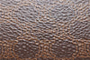 Authentic CELINE Macadam Blason Pattern Clutch Bag Purse PVC Leather Brown 0398D