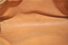 Authentic CELINE Macadam Blason Pattern Clutch Bag Purse PVC Leather Brown 0398D