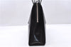 Authentic PRADA SPAZZOLATO Leather Shoulder Hand Bag B7390 Black 0398E