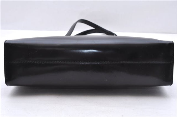 Authentic PRADA SPAZZOLATO Leather Shoulder Hand Bag B7390 Black 0398E