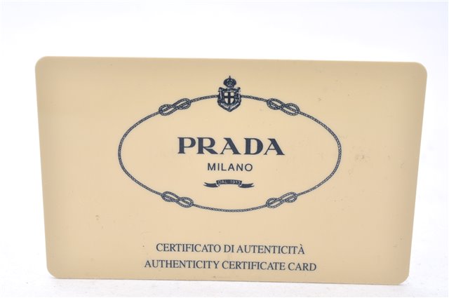 Authentic PRADA SPAZZOLATO Leather Shoulder Hand Bag B7390 Black 0398E