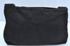 Authentic PRADA Nylon Vela Sport Leather Shoulder Cross Bag BT0174 Black 0402E
