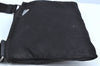 Authentic PRADA Nylon Vela Sport Leather Shoulder Cross Bag BT0174 Black 0402E
