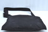 Authentic PRADA Nylon Vela Sport Leather Shoulder Cross Bag BT0174 Black 0402E