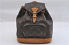 Authentic Louis Vuitton Monogram Montsouris PM Backpack M51137 LV 0403F