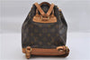 Authentic Louis Vuitton Monogram Montsouris PM Backpack M51137 LV 0403F
