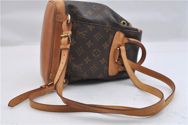 Authentic Louis Vuitton Monogram Montsouris PM Backpack M51137 LV 0403F