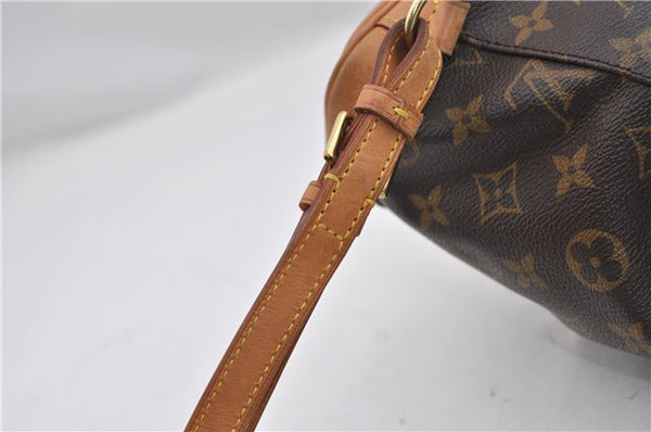 Authentic Louis Vuitton Monogram Montsouris PM Backpack M51137 LV 0403F