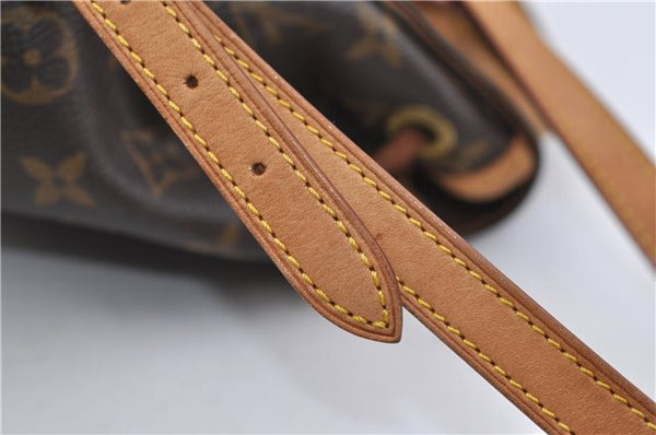 Authentic Louis Vuitton Monogram Montsouris PM Backpack M51137 LV 0403F