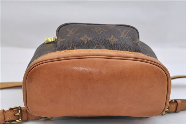 Authentic Louis Vuitton Monogram Montsouris PM Backpack M51137 LV 0403F