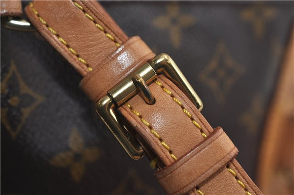 Authentic Louis Vuitton Monogram Montsouris PM Backpack M51137 LV 0403F