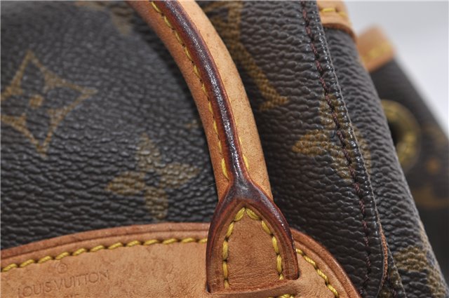 Authentic Louis Vuitton Monogram Montsouris PM Backpack M51137 LV 0403F