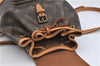 Authentic Louis Vuitton Monogram Montsouris PM Backpack M51137 LV 0403F