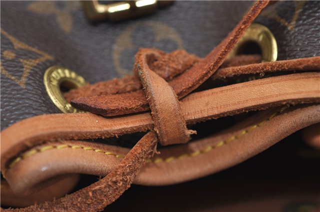 Authentic Louis Vuitton Monogram Montsouris PM Backpack M51137 LV 0403F