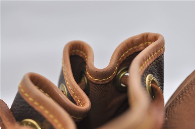 Authentic Louis Vuitton Monogram Montsouris PM Backpack M51137 LV 0403F